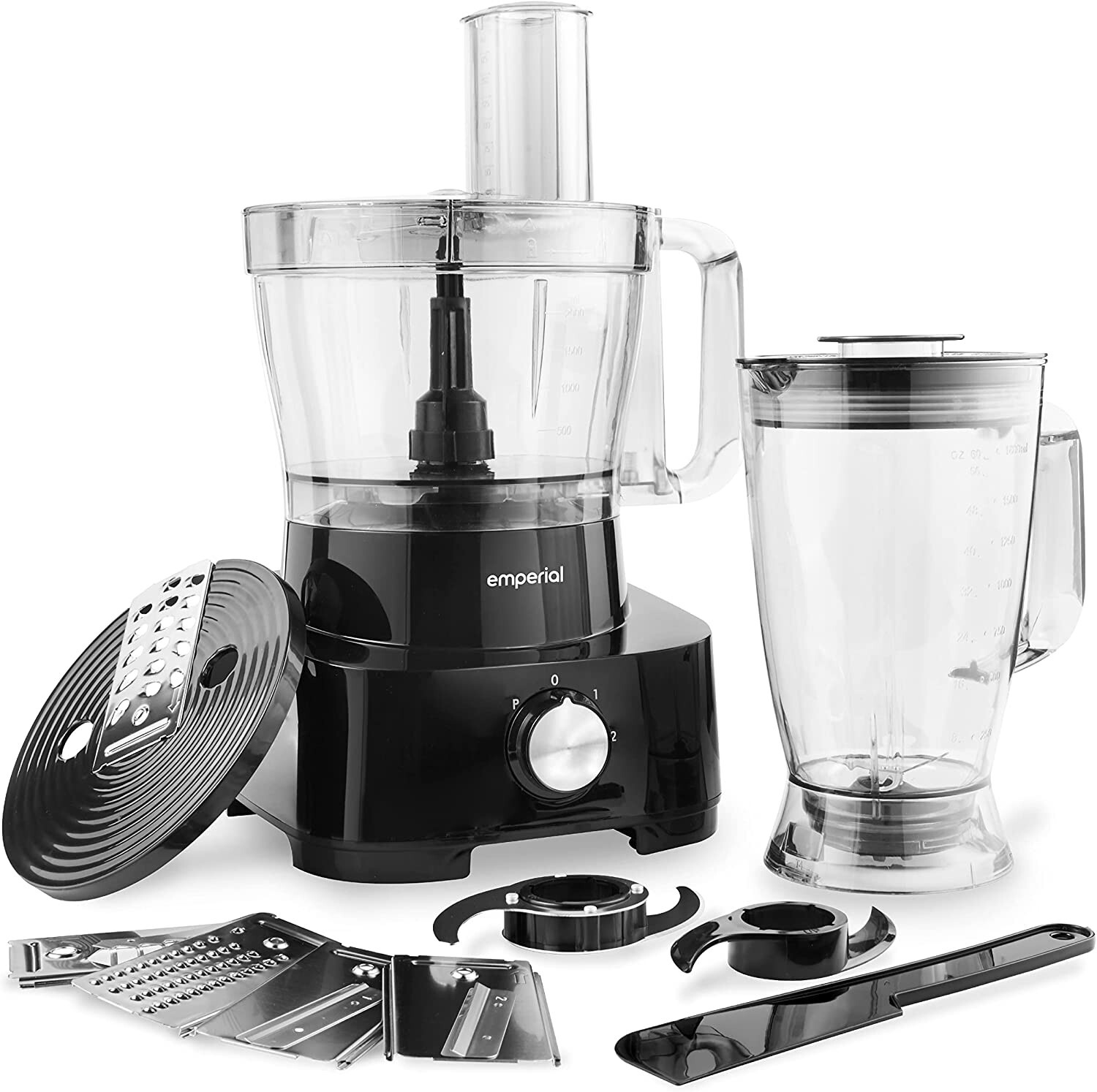 Emperial Food Processor & Blender Chopper Dough Mixer 2 Speed & Pulse