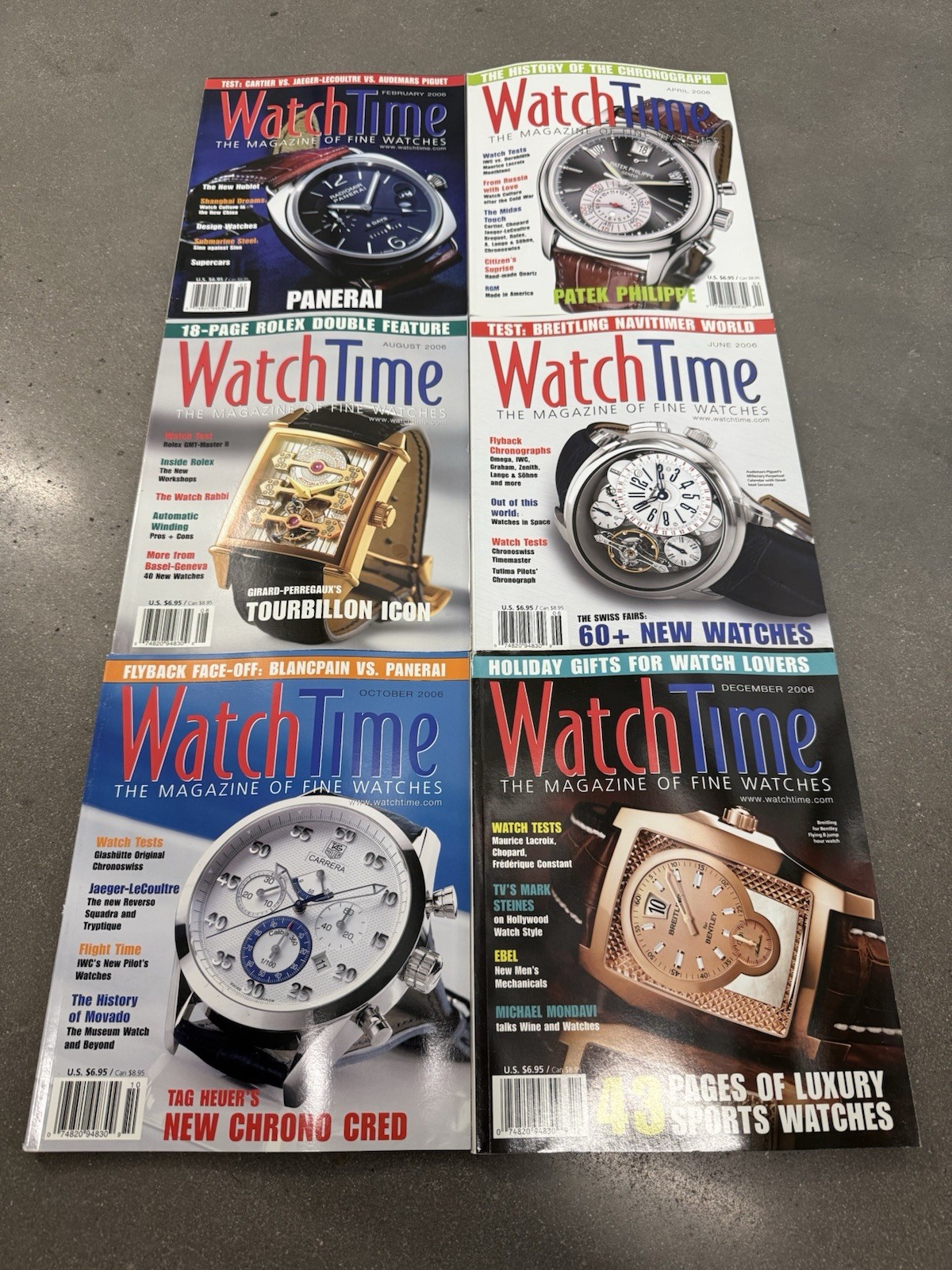 of Omega Lot 5 Time Jaeger Philippe Rolex Watch Lecoultre Magazine Cartier Patek - vintagewatches.pk