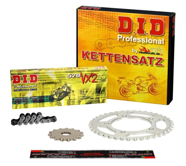 DID Kettensatz Kawasaki ZX6RR Ninja (ZX600N) 05-06, Extra Stark Endlos-image
