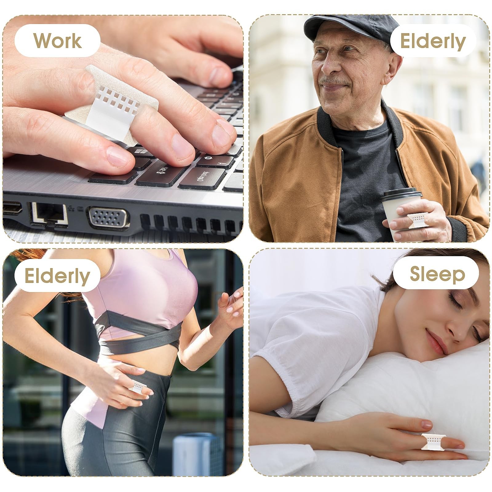 DIVINA VITAE Trigger Finger Splints, 5PCS Thumb Finger Brace for Trigger Fing...