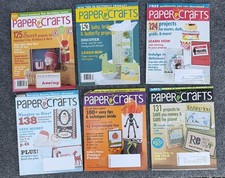 Paper Crafts Magazine Lot 6 Vol 32 2009 Scrapbooking Card Making Stamping