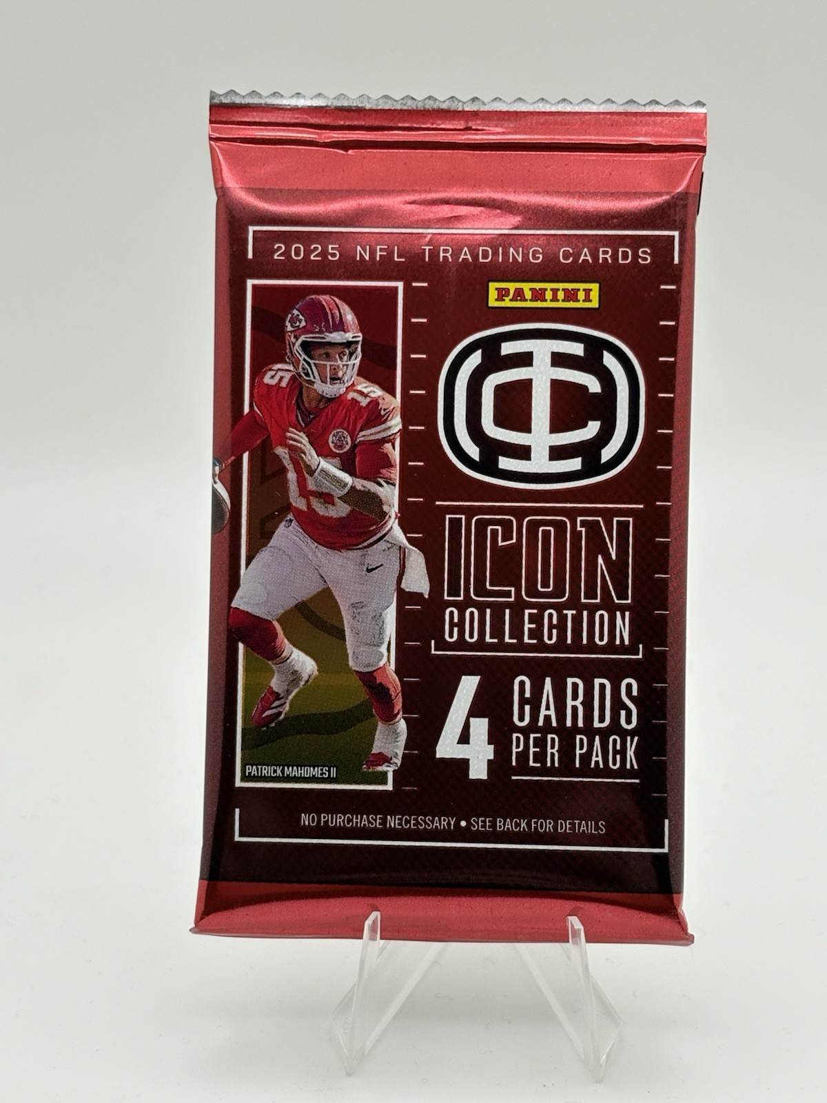 2025 Panini Authentically Mahomes Icon Collection Sealed Pack - 1 Pack - 4 Cards