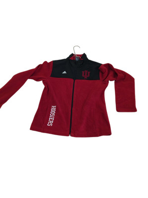 Adidas Indiana University Hoosiers Zip-Up Fleece Jacket