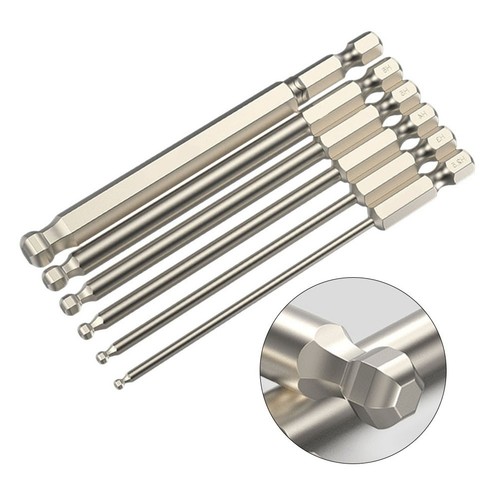 Lot De 6 Embouts Tournevis JIS 35mm - Magnétiques #1 #2 #3, Acier S2, Outillage Professionnel