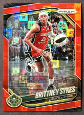 Brittney Sykes RED PANDORA /199 #121 2025 Panini Prizm Storm