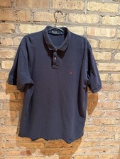 Polo Ralph Lauren Men s Shirt XL Navy Blue Men Short Sleeve Navy Blue Red Pony