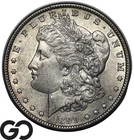 1899 Morgan Silver Dollar Coin, Better Date, Choice AU++/Unc