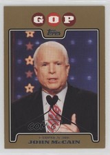 2008 Topps Campaign 2008 Gold John McCain #C08-JM 1dm4