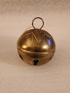 J273.  Brass Bell Ornament Made in Taiwan