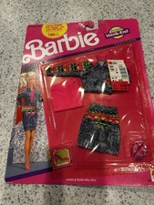 VINTAGE 1992 BARBIE JEANS WEEK-END JEANS FASHIONS CLOTHING OUTFIT NEW 778