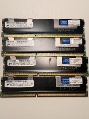 Micron 32GB 4x8GB DDR3 ECC Registered PC3-10600R Server RAM MT36JSZF1G72PZ-1G4D1