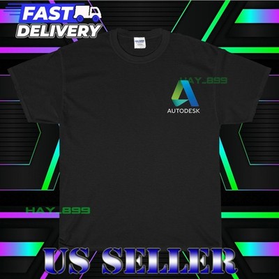 NEW SHIRT AUTODESK LOGO EMBLEM T-SHIRT FUNNY AMERICAN USA UNISEX SIZE S-5XL