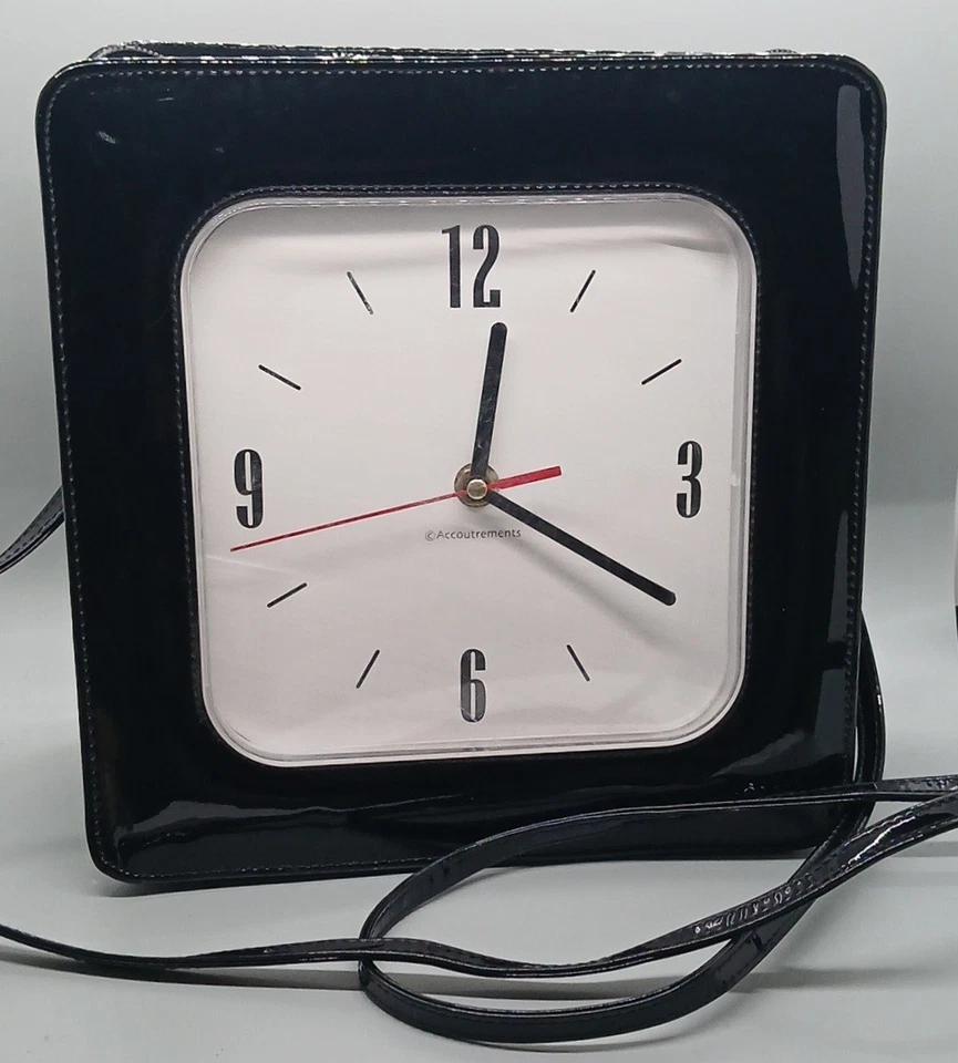 Y2K Vintage Square Clock Purse -WORKS! -by Accoutrements - Image 2 of 4