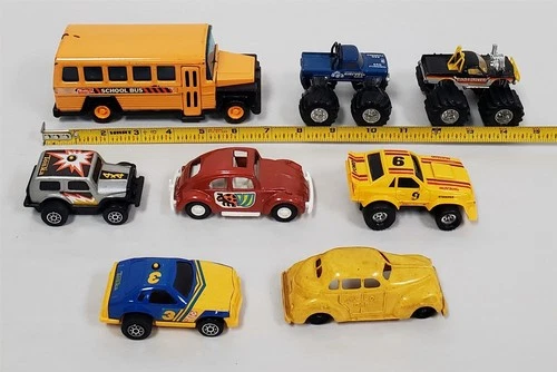 Z-283 VTG. COLLECTION OF ASST. VEHICLES-TOOTSIE TOY, MATCHBOX, BUDDY L, TONKA +!