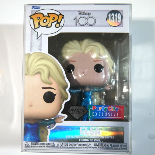Funko Pop! Vinyl: Disney - Elsa (Diamond Collection) Party City Exclusive #1319
