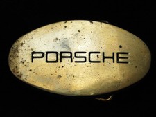 PL03142 VINTAGE 1970s GERMAN SPORTS CAR SOLID BRASS BARON BELT BUCKLE