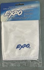 EXPO 1752313 12" x 12" 1-Ply Microfiber White Cleaning Cloth For Whiteboards