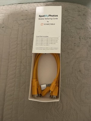 SpotMyPhotos Mobile Tethering Cord Pack Kit