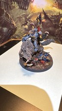 Space Wolves Wolf Lord on Thunderwolf Cavalry (Painted)