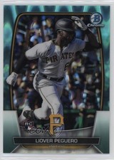 2023 Bowman Chrome Aqua RayWave Refractor 62/199 Liover Peguero #72 1dl2