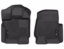 Husky X-Act Contour Mat Fits 2015-2025 F150 SuperCab/SuperCrew Front 2pc Black