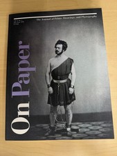 On Paper Magazine JAN/FEB 1998 Vol. 2 No. 3 Prints, Drawings and Photography
