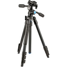 SLIK PRO AL-523-3WFC Aluminum Tripod Kit with SH-747FC 3-Way Pan Head