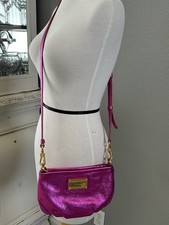 Marc by Marc Jacobs Percy Q Metallic Pink Peb...