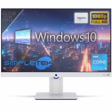 All In One 24" Touch I5 Ram 8Gb Ssd 120Gb Windows 10 Pro Computer Fhd Vesa