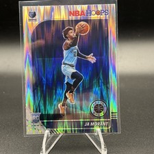 2019-20 NBA Hoops Premium Ja Morant #259 RC Silver Shock Flash Prizm Variation
