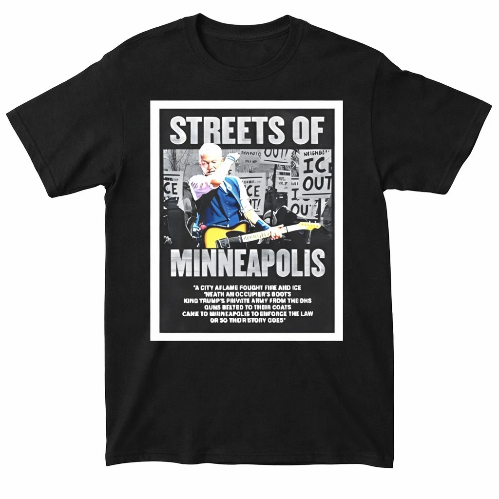 Bruce Springsteen Streets of Minneapolis T-Shirt