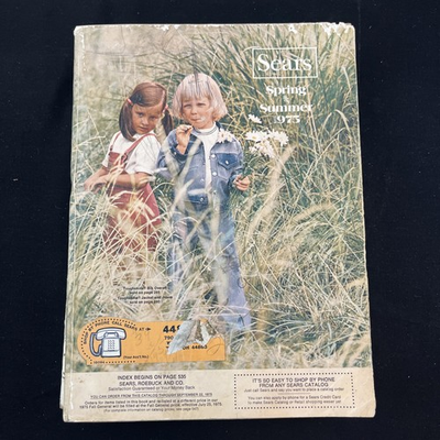 #ad Sears Spring Summer 1975 Catalog ROEBUCK Vintage $17.00
