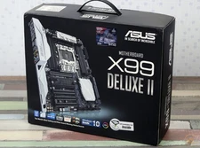 ASUS X99-DELUXE II Motherboard Intel X99 LGA 2011-V3 DDR4 M.2 ATX Boxed FREE P&P