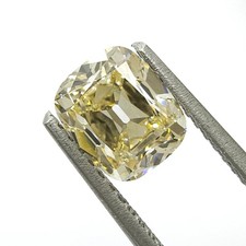 1.00 ct GIA Fancy Light Brownish Yellow Natural Diamond Old Mine Brilliant VS2 2800.00 per carat