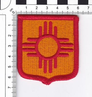 US Army- New Mexico National Guard, Full Color Sew-on Shoulder Patch