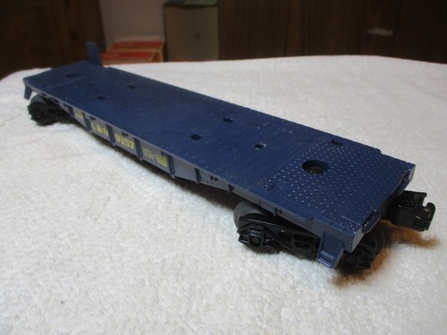 Coche de carga Lionel 6424 C & O Flat Car #9157 calibre O.  SIN CARGA (85A) | Zustand: Used