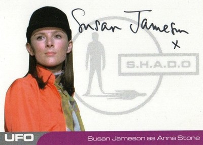 UFO Serie 2, Unstoppable: SJ2 Susan Jameson als Anna Stone Autogrammkarte