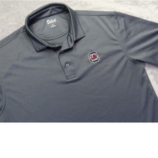 University of South Carolina Gamecocks Polo Men's XL Gray Performance Shirt NCAA