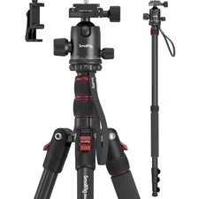 Camera Tripod, 71" Foldable Aluminum Tripod/Monopod, 360 Ball Head Detachable...