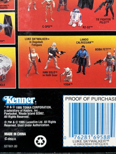 NEW VINTAGE ACTION FIGURES: 1990S STAR WARS - Kenner - Tonga - Unopened Pkgs. - Picture 12 of 13