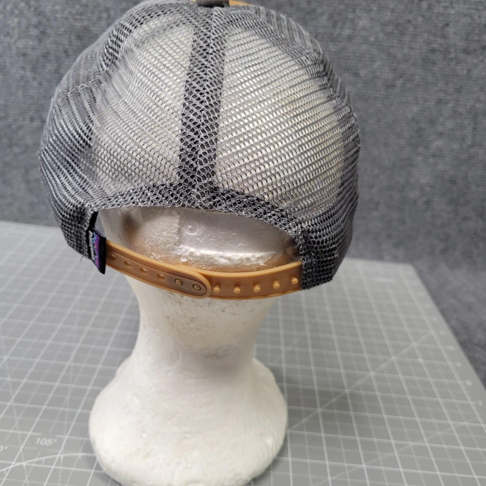 Patagonia Sombrero Gorra Snap Back Para Hombres Gris Tostado Camionero Malla Parche Bordado Senderismo Foto 4 de 4