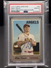 2019 Topps Heritage Mike Trout Real One Auto ON CARD AUTO BATTING POSE SP PSA 10