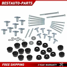 For Ford Super Duty F250 F350 2008-16 2WD 4WD Body Mount Bushing Kit KF04060B