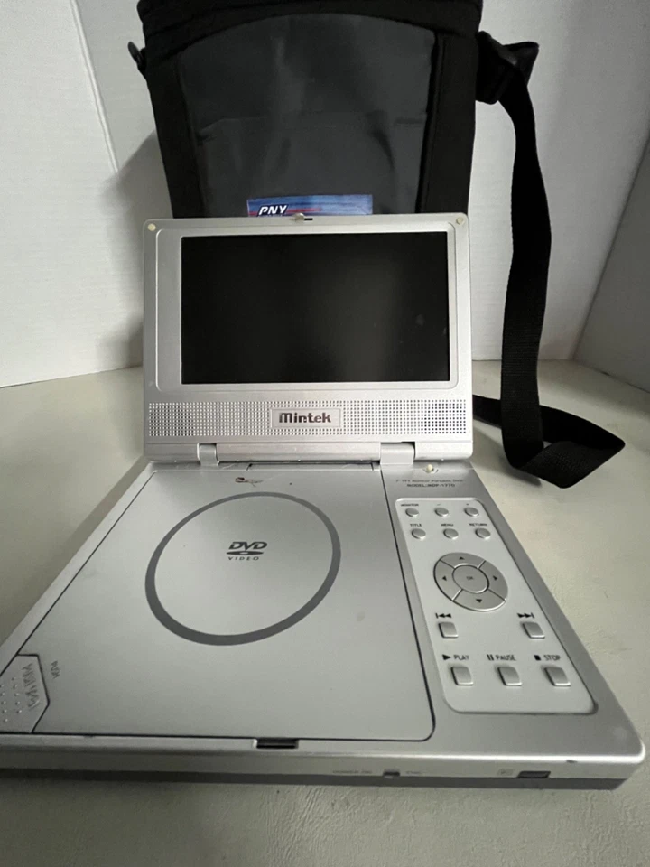 Mintek MDP-1770 Portable DVD Player Play DVD CD CD-R W/Storage Bag No Cables - Image 2 of 4