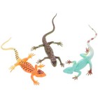 3pcs Fake Lizards Models Realistic Reptile Animal Figures Gecko Reptile Props