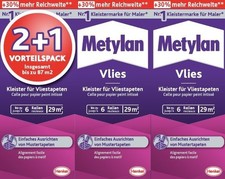 Metylan Promo-Pack Vlies 3x180g Tapetenkleist...