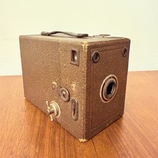 Vintage Kodak Brownie No.2 Model D UK Version Box Camera Art Deco