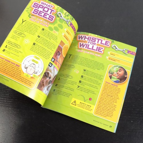2018 National Geographic Kids Dog Science Unleashed Canine Activity Book - Foto 2 di 4