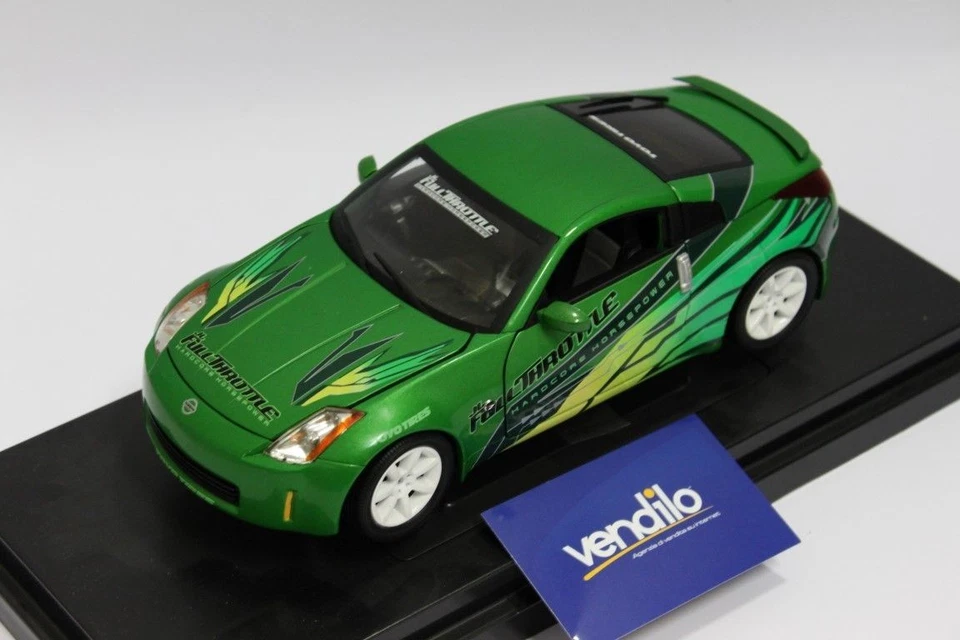 ERTL 53608D NISSAN 350Z 2003 GREEN 1/18 Modellino - Photo 1/1