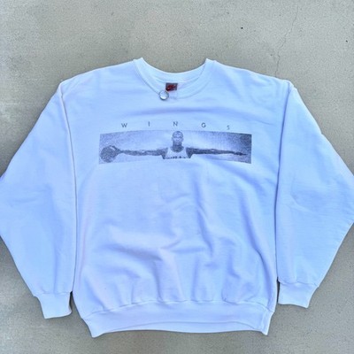 Nike Air Jordan Wings Sweatshirt 90s MJ wingspan flight 1985 William Blake quote